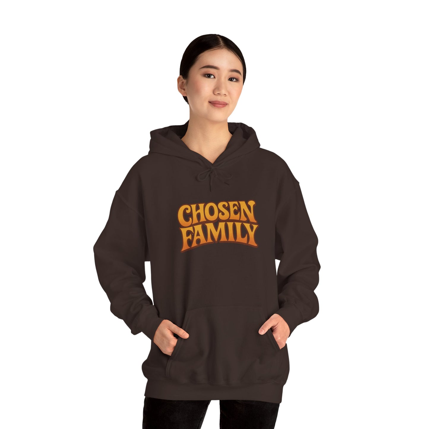 Chosen Family Block Logo Unisex Hoodie