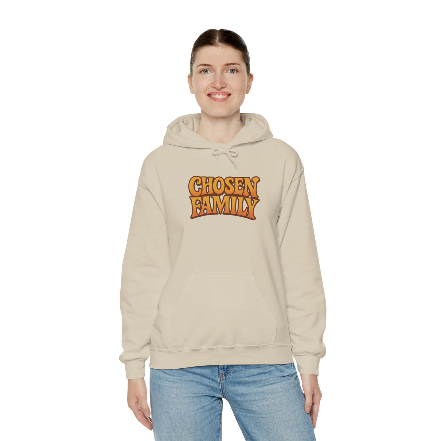 Chosen Family Block Logo Unisex Hoodie