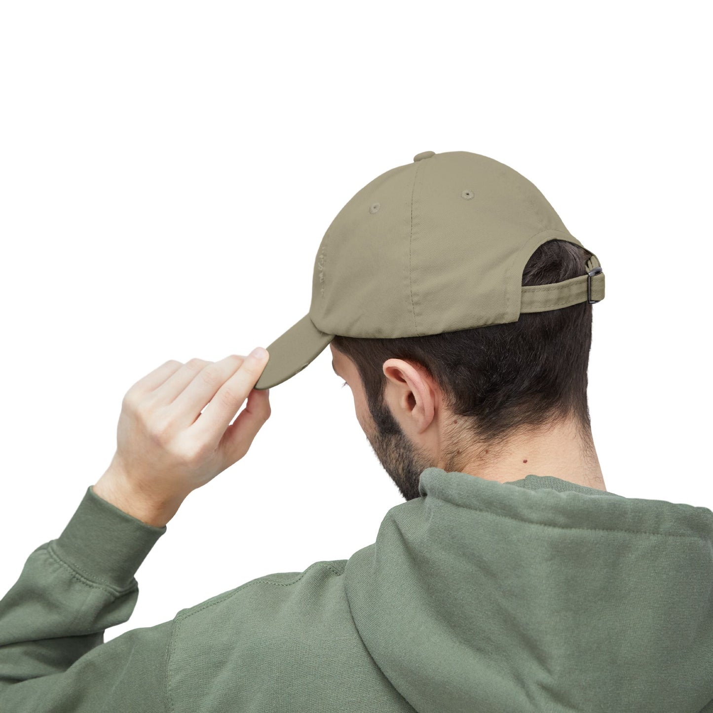 Chosen Family Logo Print Distressed Baseball Hat