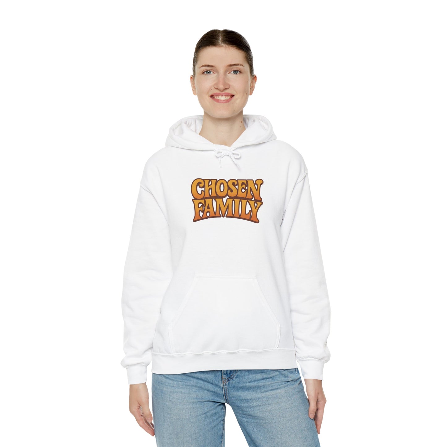 Chosen Family Block Logo Unisex Hoodie