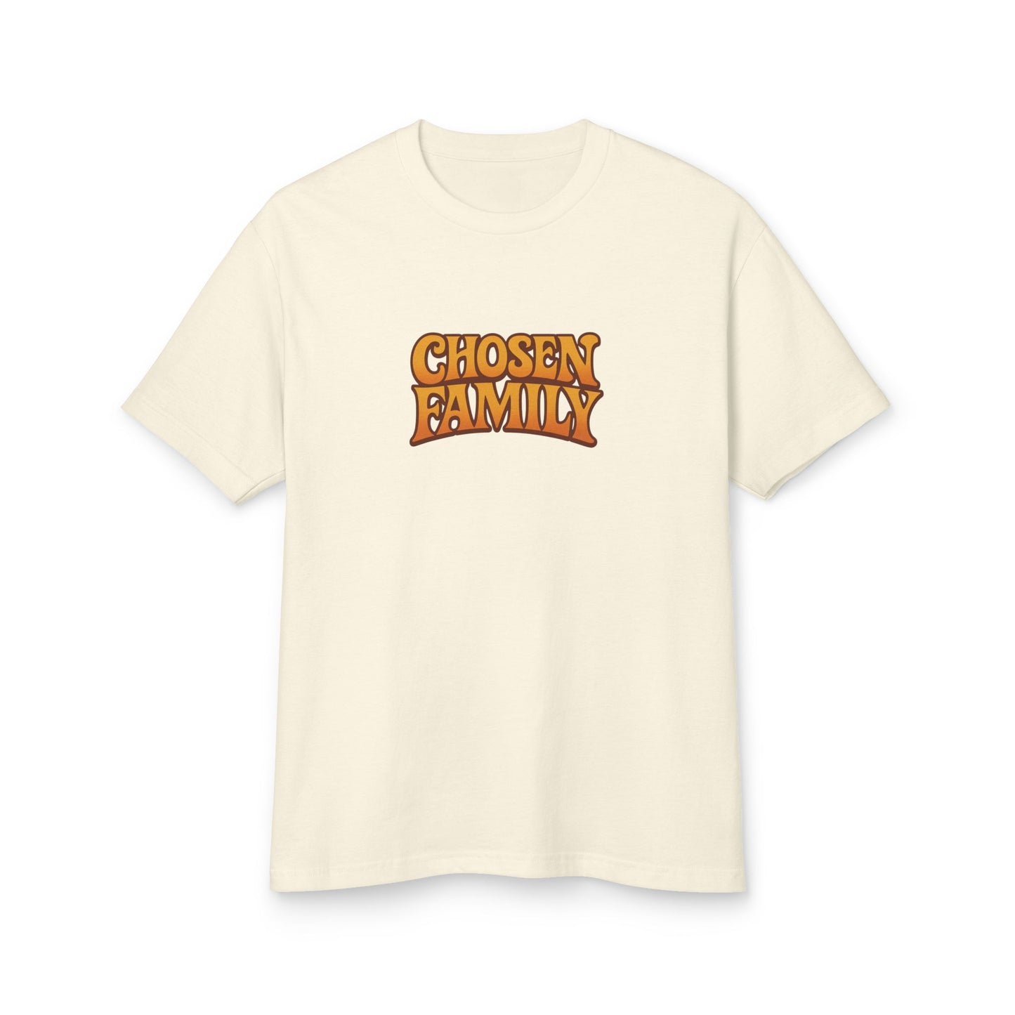 Chosen Family Block Logo Unisex Heavyweight Tee